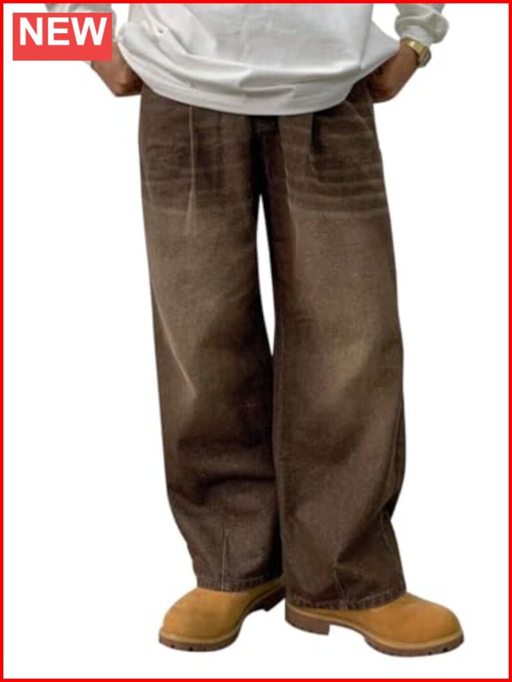 Baggy Wide Leg Jeans Loose Fit Denim Skater Pants Y2K Streetwear Unisex